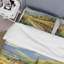 Ensemble de housse de couette en microfibre / polyester Vangogh Sunlit Vineyard II Vangogh-1921939977