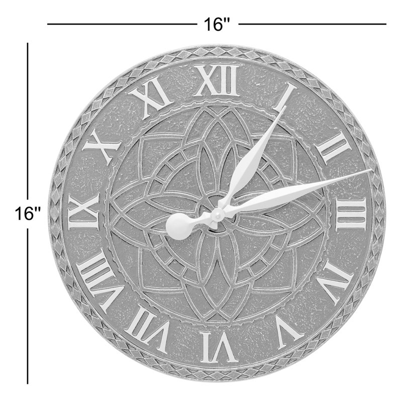 Artisan 16" Wall Clock, Bronze Verdigris