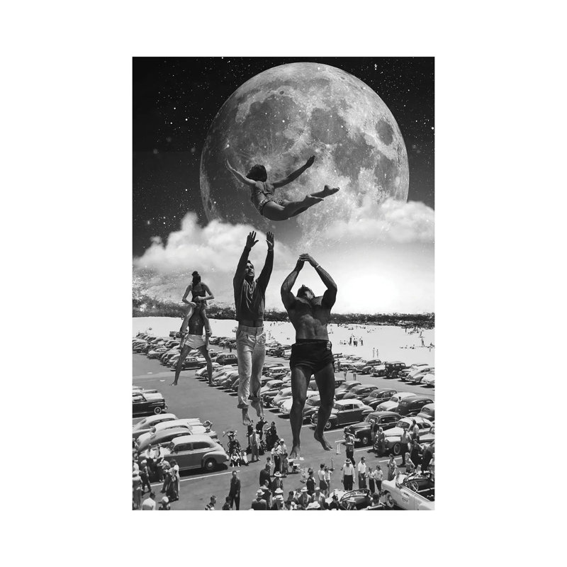 Catch Her by Kiki C Landon - Wrapped Canvas Print, 30.48cm H x 20.32cm W x 1.905cm D