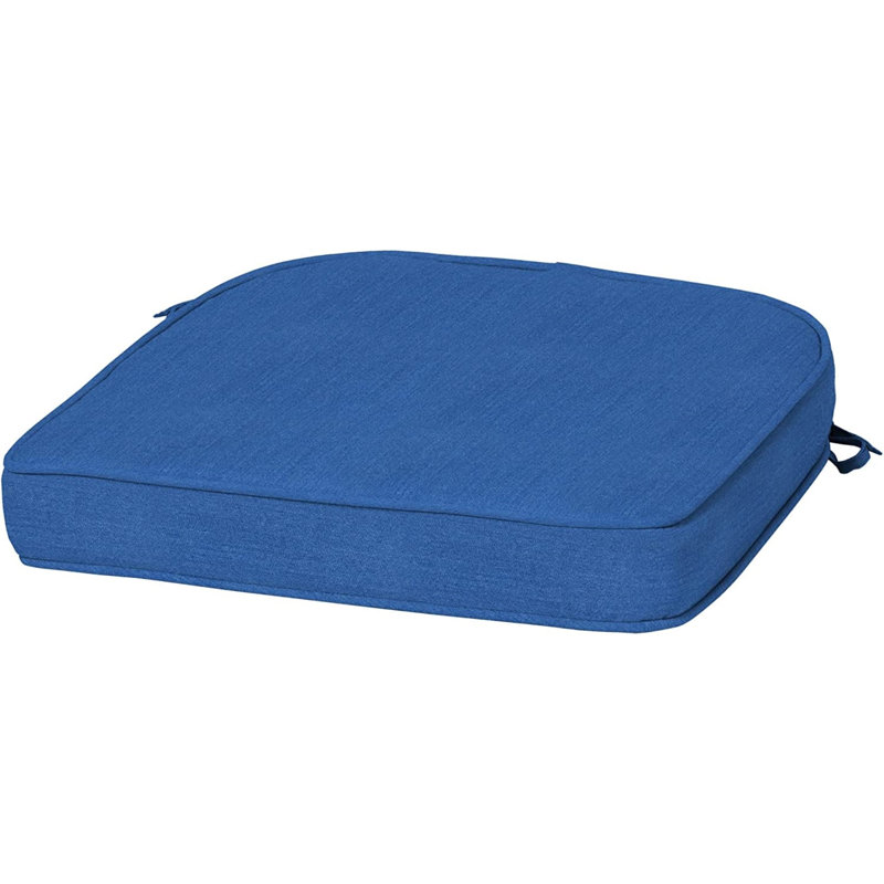 Outdoor 3.5'' Lounge Chair Cushion, Blue