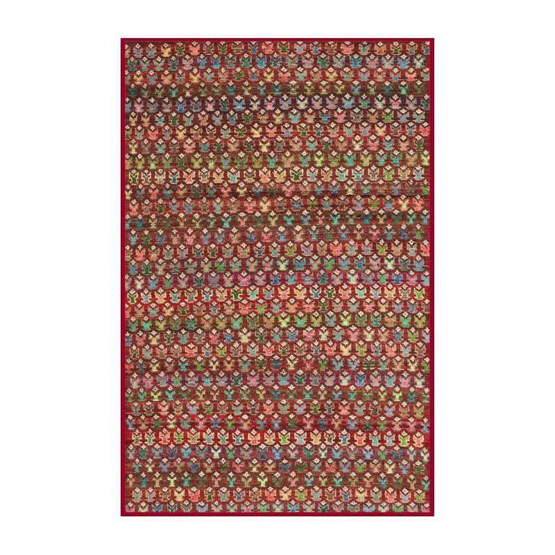 Tapis contemporain brun / beige / gris, Rectangle 8 pi x 10 pi