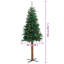 Slim Christmas Tree PVC and Solid Pine wood-306120858-306120832