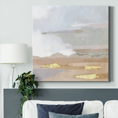 «Abstract Coastland I», reproduction encadrée de qualité supérieure - prête à être accrochée