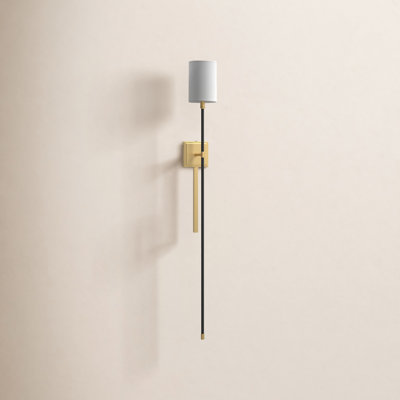 Hague Single Light Dimmable Brass Wallchiere