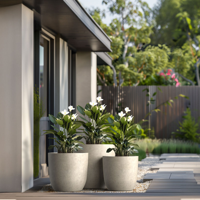 Keyondria Handmade Pot Planter, Pale Yellow