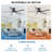 52 Inch Ceiling Fans With Lights, Indoor Low Profile Ceiling Fan With 3cct, Reversible Dc Motors Flush Mount Ceiling Fan , Led Dc Reversible Modern Ceiling Fan For Bedroom-116671736-116671738