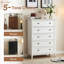Armoire de rangement à 5 tiroirs et poignée double, structure de 31,5 pouces-409990870