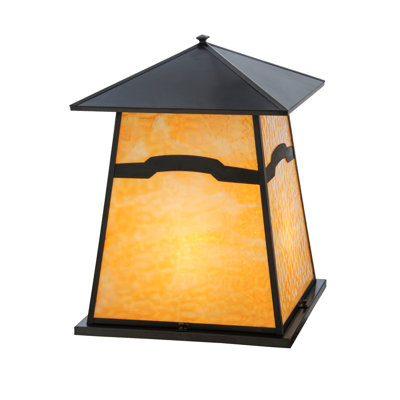 Stillwater Craftsman Brown 4 - Light Pier Mount Light