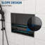 Niche de douche en acier inoxydable, noir bronze industriel