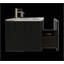 Meuble-lavabo flottant rayé en chêne noir brossé de 36 pouces avec lavabo en céramique blanche, pré-assemblé pour les salles de bain modernes-1374244666-1374244668