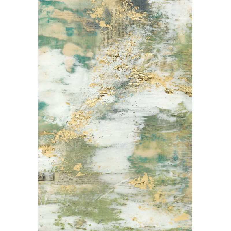 Aural Flow II by Jennifer Goldberger - Wrapped Canvas Painting, 46cm H x 30cm W x 3.8cm D