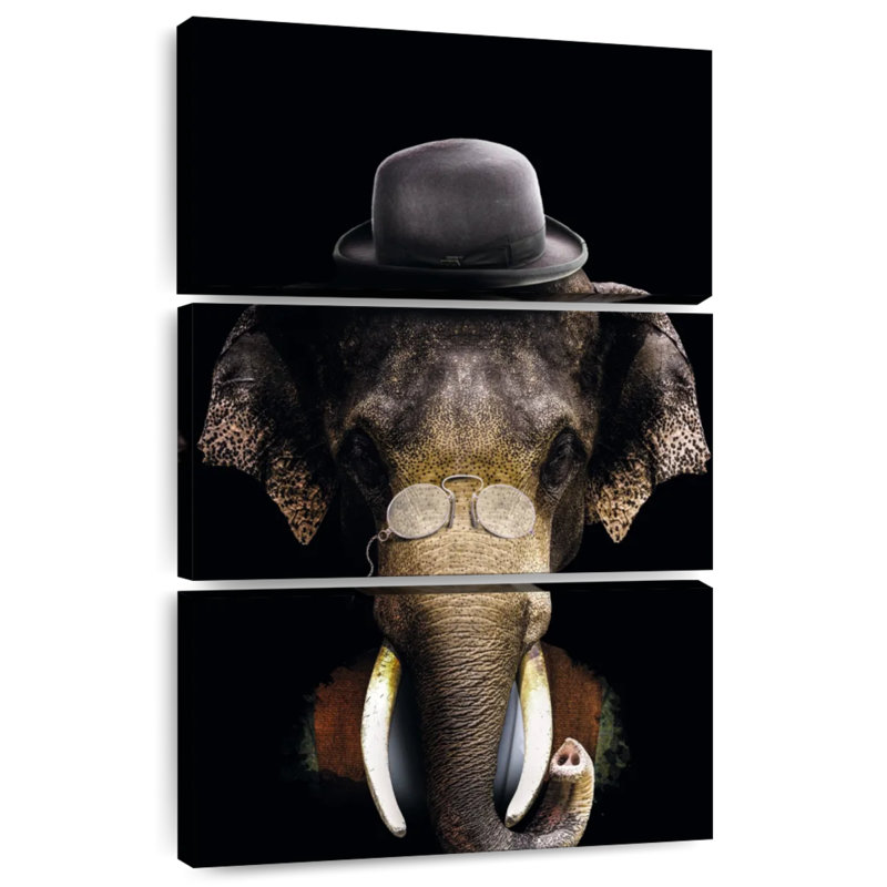 Classy Elephant, 38" H x 24" W