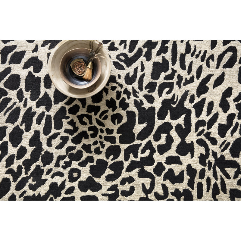 Masai Wool Animal Print Indoor Rug, Rectangle 5' x 7'6"