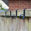 Padroni Marlow Home Co. Black Metal Bracket for Fence Panels