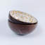 Decorative coconut seashell inlay lacquer bowl set of 2-406644517-406644523