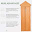 Weatherproof Outdoor Storage Shed With Lockable Doors For Patio, Backyard, And Lawn Equipment