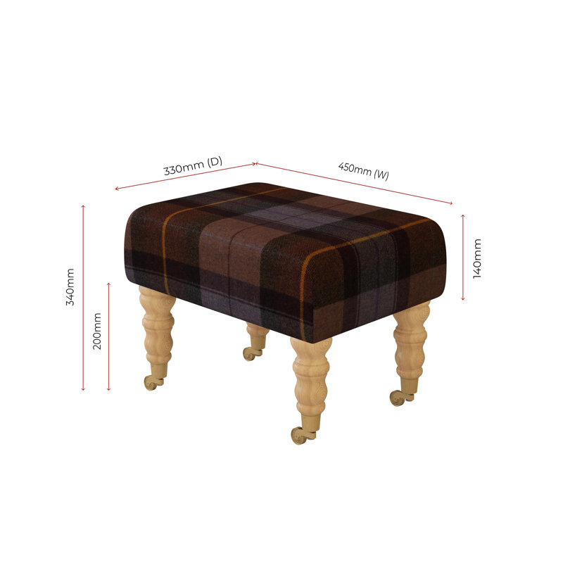 Manufactured Wood Accent Stool, Natural