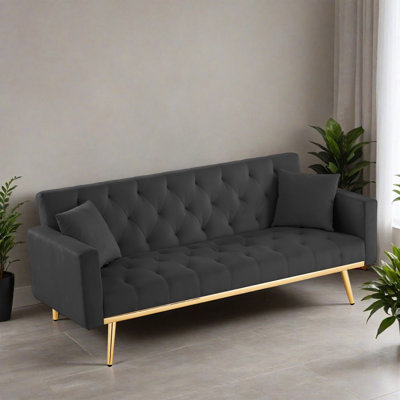 Canapé-lit inclinable convertible inclinable de 73,02 po de largeur