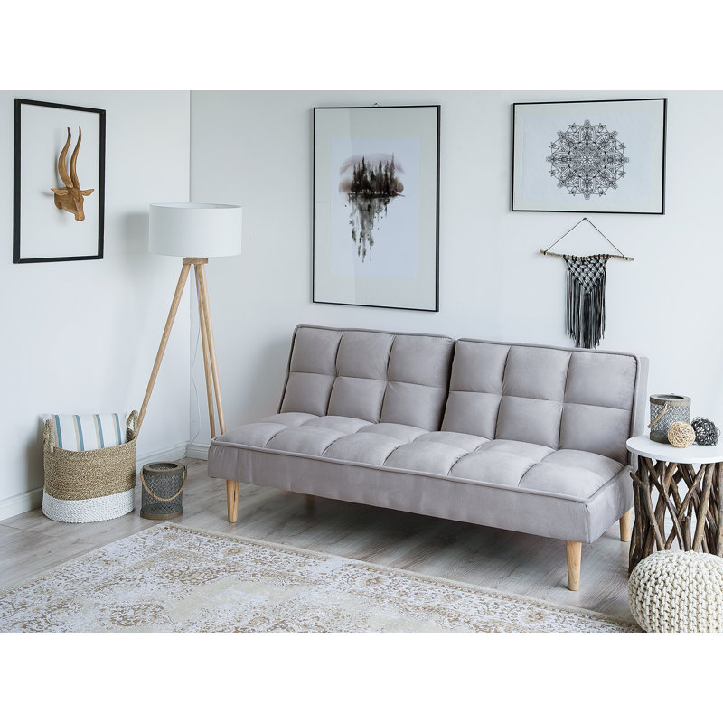 Whitted 3 Seater Sofa Bed, Light Grey