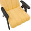 Chaise de lecture jaune avec siège d'appoint à structure en bois et rembourrage chaud-160273945