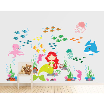 Nautical & Beach Non-Wall Damaging Wall Decal