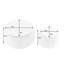 Repose-pieds rond avec rangement, fonction 2 en 1, table de bout avec repose-pieds-2003527700
