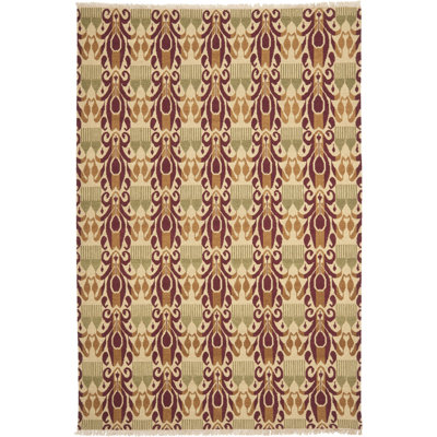 Vera Hand Knotted Wool Ikat Rug