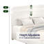 Grand lit plateforme tapissier Livcle Ivory Boucle