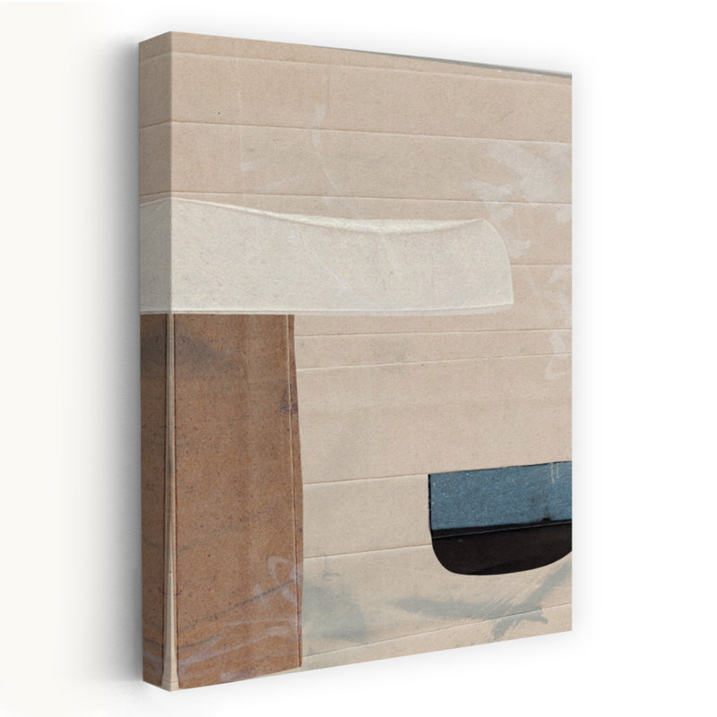 Art contemporain abstrait géométrique contemporain, H 48 po x l 32 po