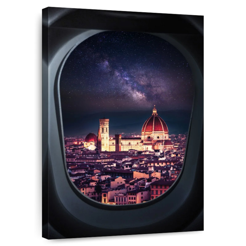 Aime Florence From Plane Window, 30" H x 20" W