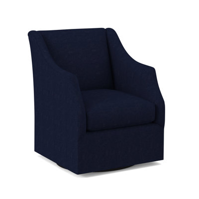 Claudette Upholstered Swivel Armchair