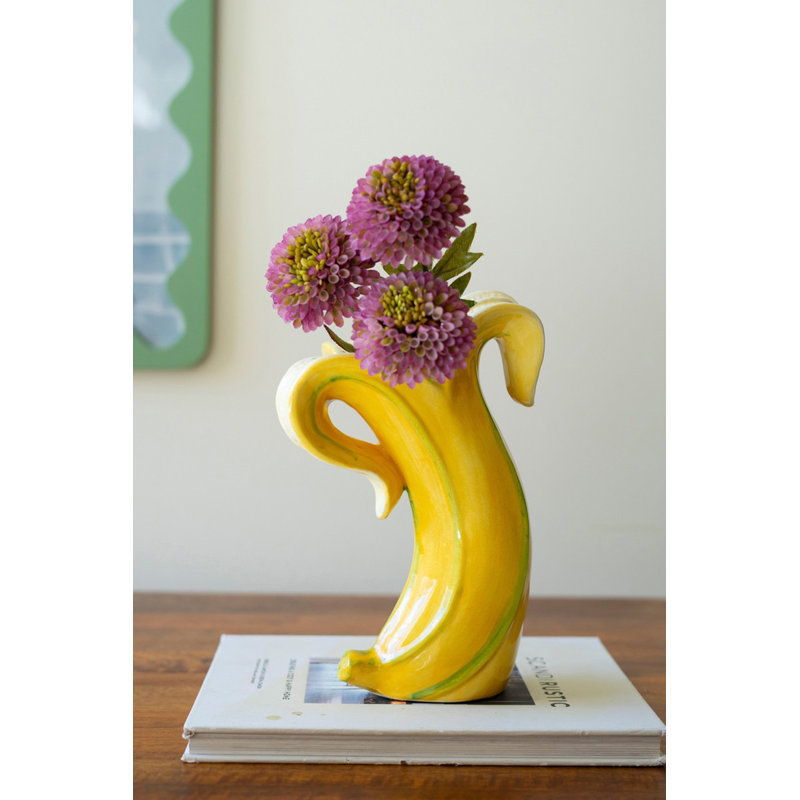  Ensemble de 2 vases en céramique Banana