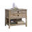 Brown Finish Rustic Style File Cabinet For Home Office Decor & Storage