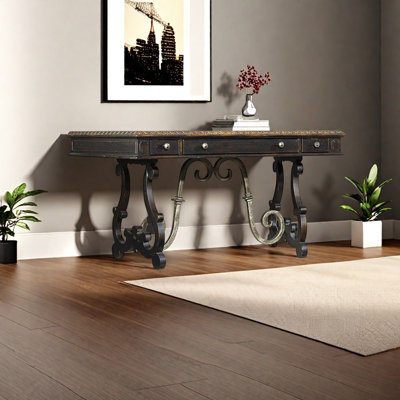Bureau en bois massif American Style