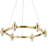 Miller 12 - Light Dimmable LED Wagon Wheel Chandelier
