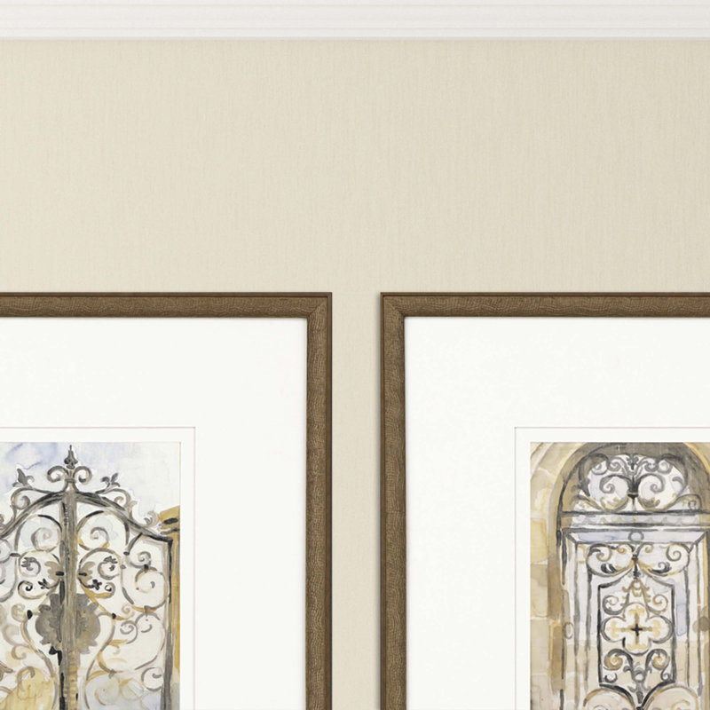 «Gates» par Jardine - Ensemble de 4 reproductions encadrées sur papier