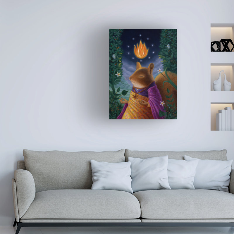 Art sur toile «ologic »par Gina Matarazzo, 19" H x 14" W