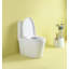 Toilette allongée une pièce à hauteur de chasse simple 1,1 / 1,6 GPF avec siège à fermeture en douceur Mocoloo
