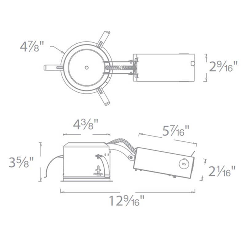 Aether LED 3.5" Remodel Recessed Housing
