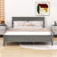 Lit plateforme en bois avec tête de lit et pied de lit Disaya-1481671600-1481671598