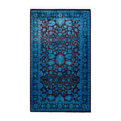 Weirsky One-of-a-Kind 3' 1" X 5' 2" New Age Wool Area Rug Red