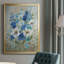 Toile encadrée de qualité supérieure Blue Garden II - prête à être accrochée-1278566052-1278566055