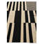 Tapis noir et blanc Noor