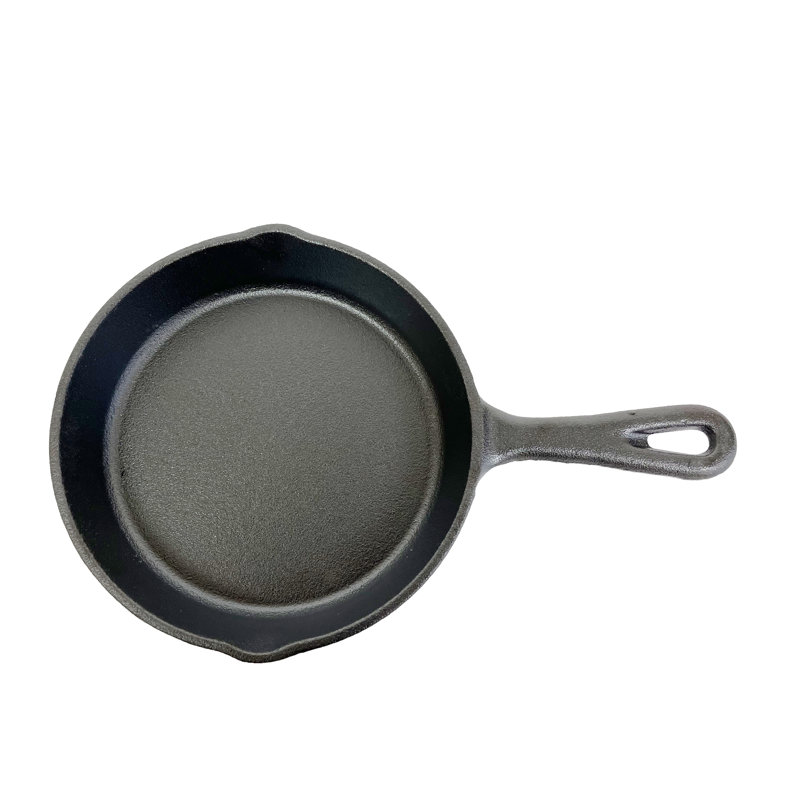 Mini batterie de cuisine pré-assaisonnée en fonte avec poêle de 6 po Cuisiland.