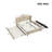 Upholstered Platform Bed With Wingback Headboard-1654800586