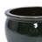 3 Pieces Glossy Antique Blue Ceramic Flowerpot, All-Weather, Built-In Drainage For Root Development Modern Zinnias-105804550