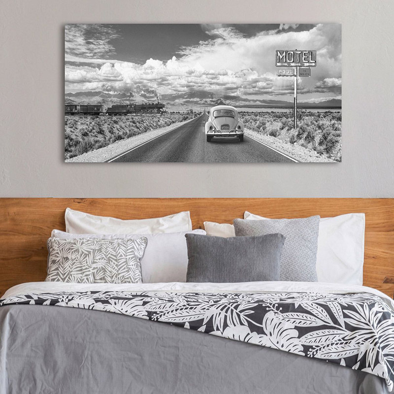 Wandering In The USA - Wrapped Canvas Print, 35cm H x 70cm W x 4cm D