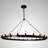 Marchelle 24 - Light Dimmable Wagon Wheel Chandelier