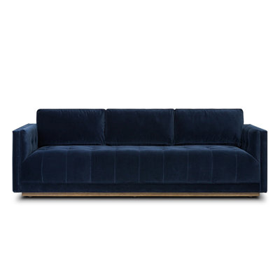 Calabrese 90'' Genuine Leather Sofa