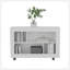 Console en mélamine avec rangement ouvert-329036879